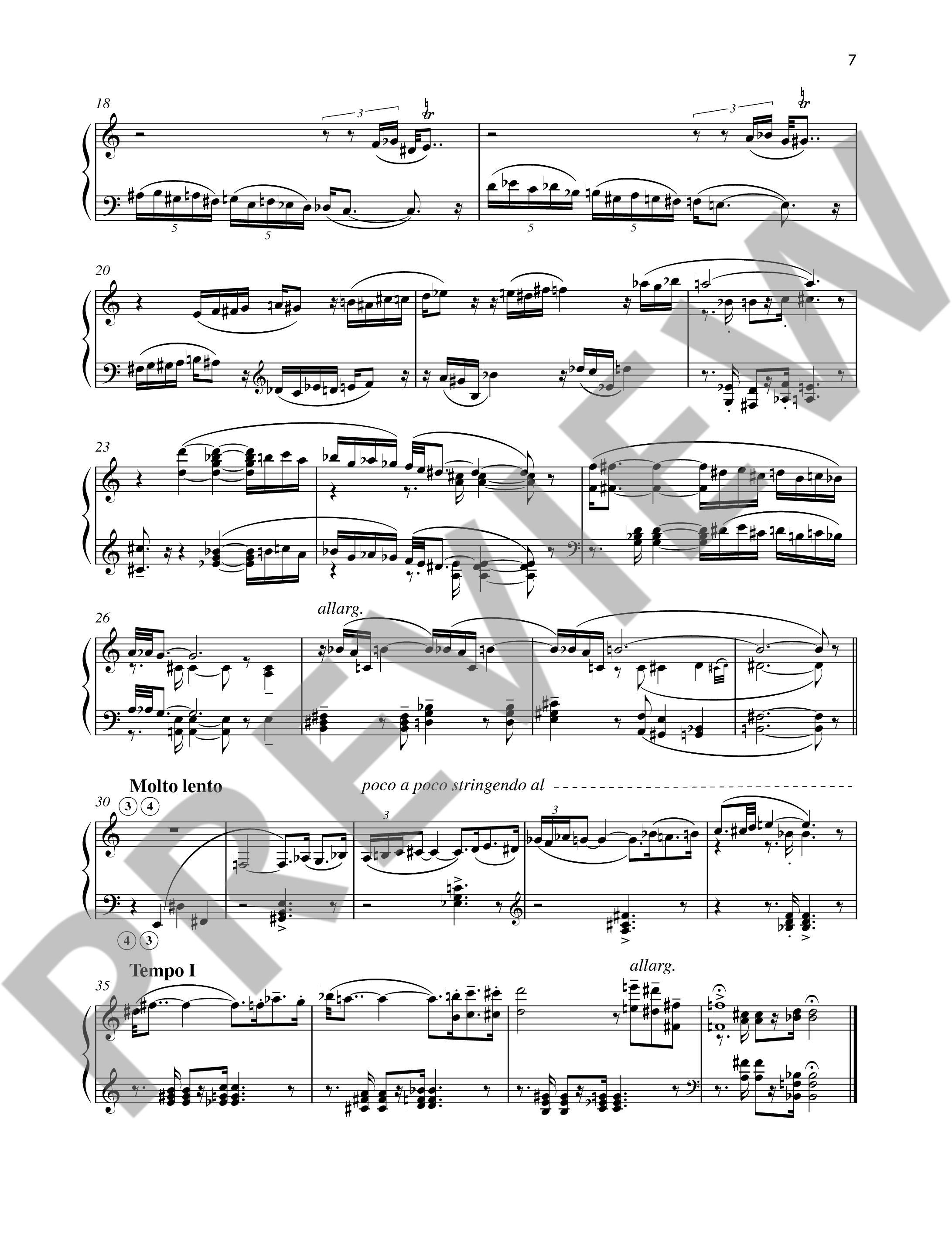 Sample 2 : Vlieger, Henk de : Nostalgia, 6 pieces for harmonium - harmonium - Schott Digital