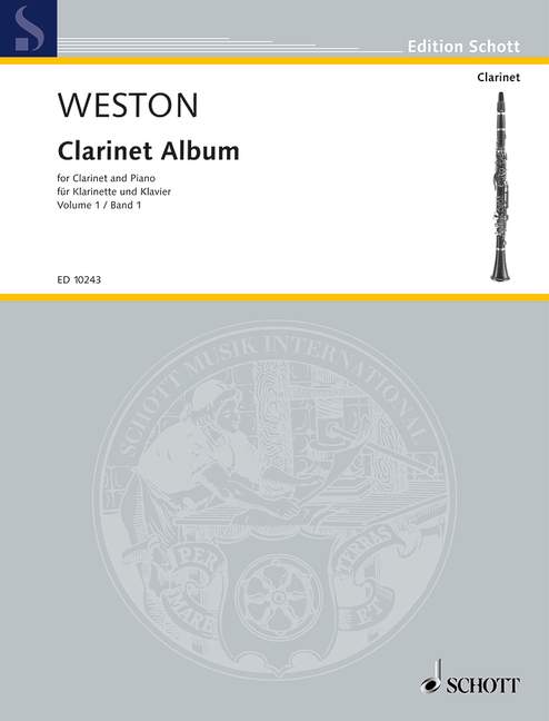 Clarinet Album,  - First Album clarinet in Bb and piano - Schott Digital