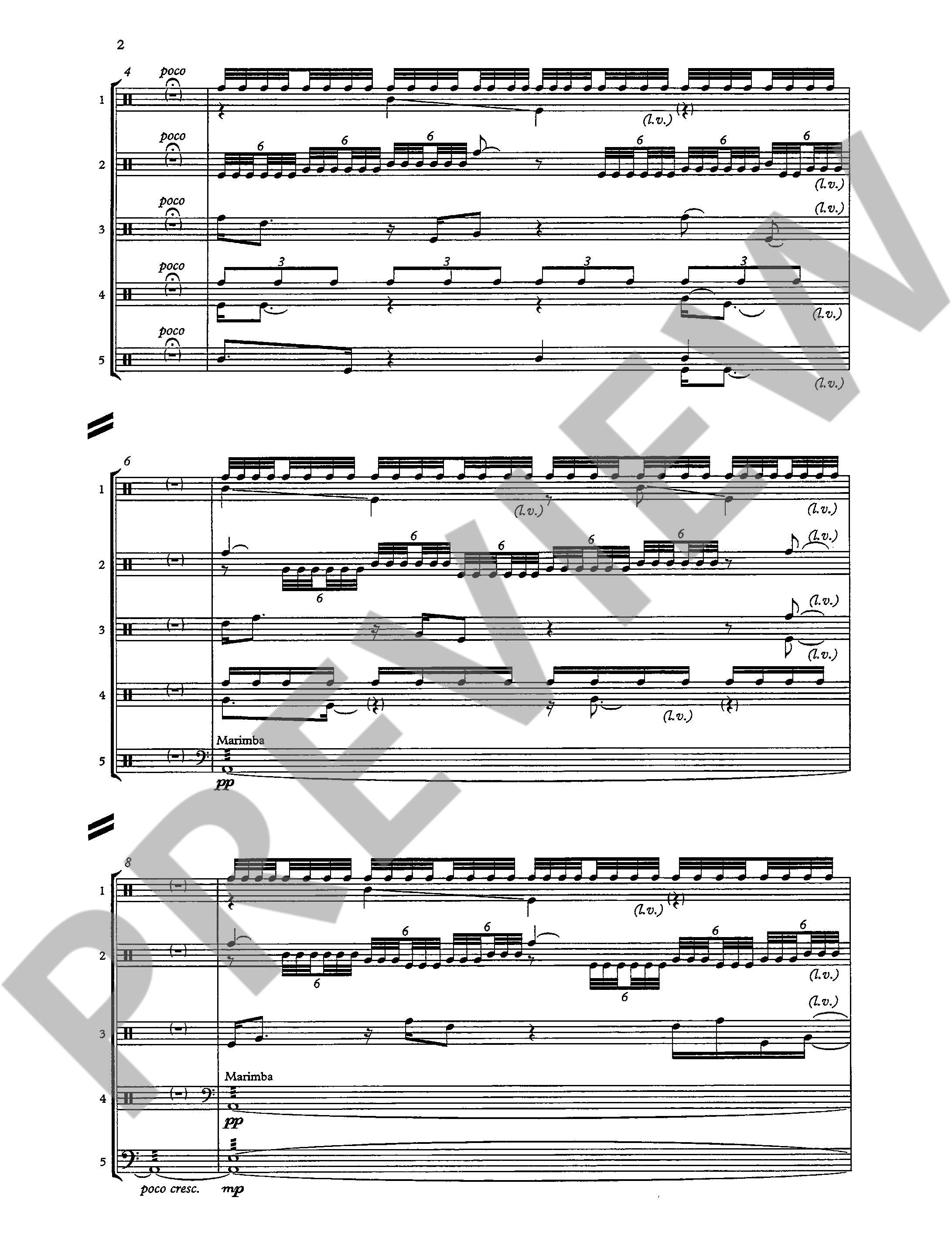 Sample 2 : Bryars, Gavin : One last bar then Joe can sing, A Homage to Deagan for percussion ensemble - percuss