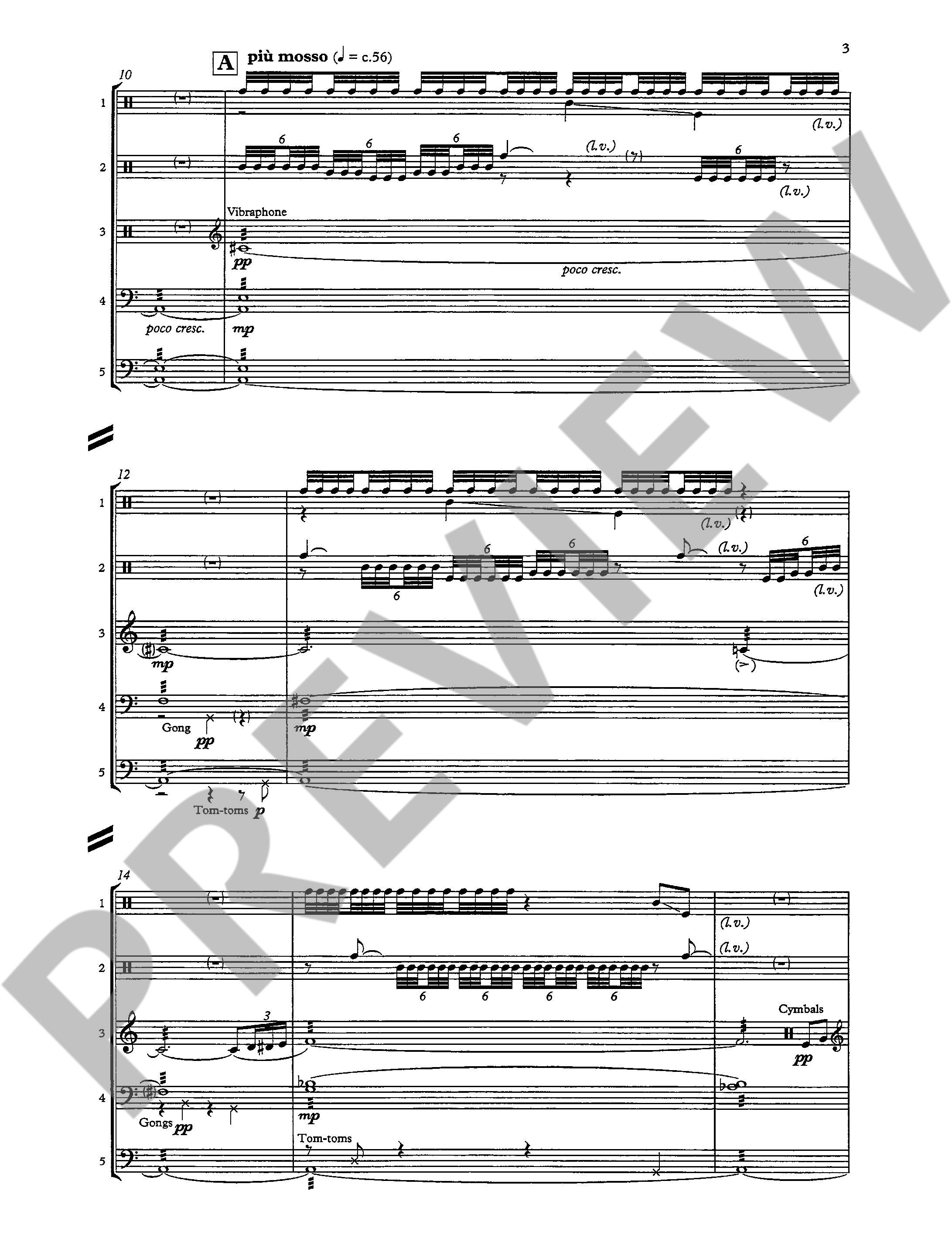 Sample 3 : Bryars, Gavin : One last bar then Joe can sing, A Homage to Deagan for percussion ensemble - percuss