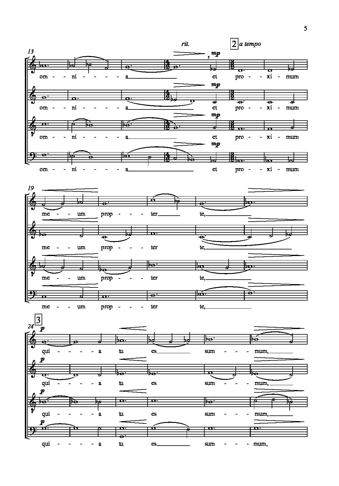Sample 1 : Vasks, Peteris : Actus caritatis, for choir a cappella - choir a cappella - Schott Digital