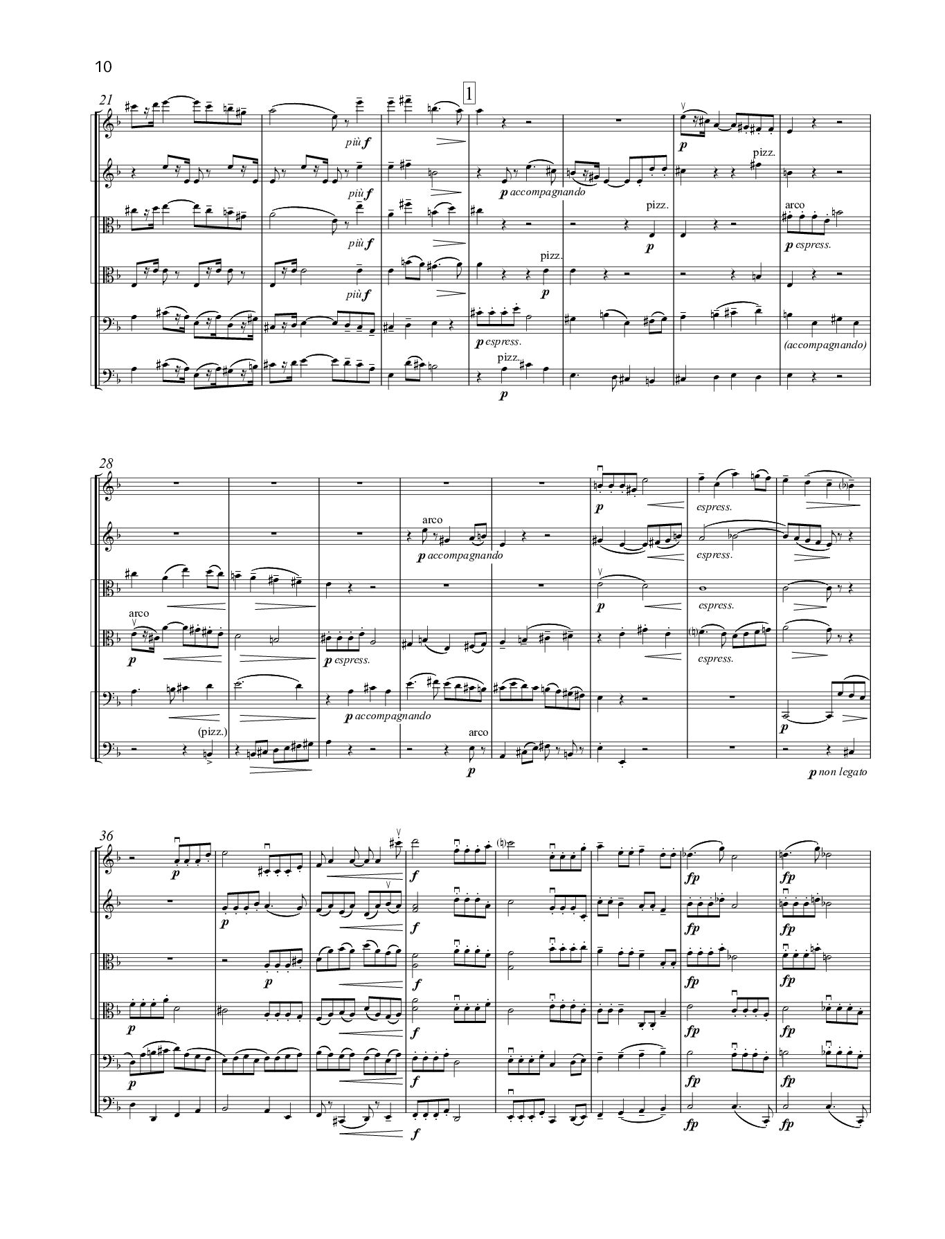 Sample 6 : Waterhouse, Graham : String Sextet op. 1,  - string sextet - Schott Digital