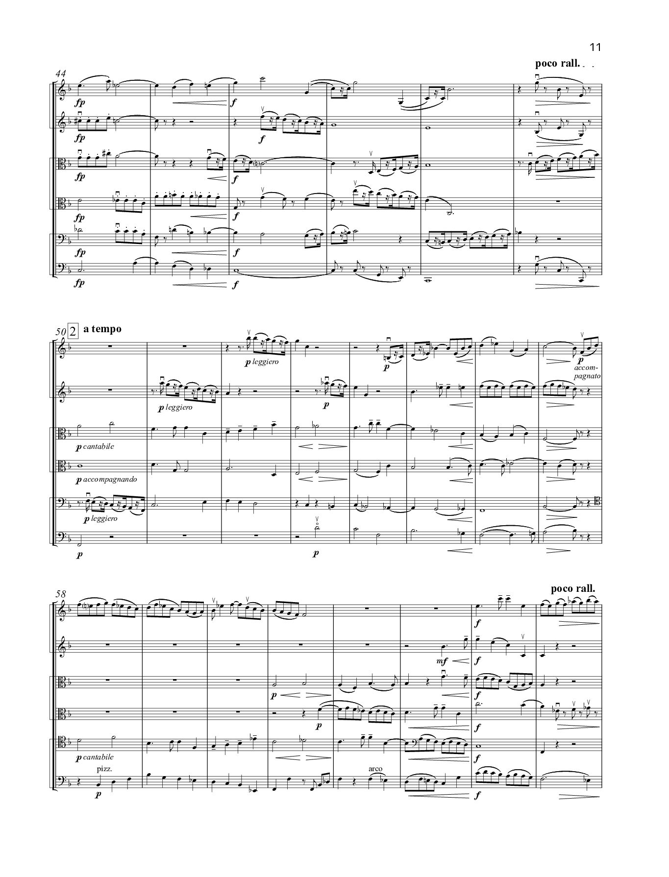 Sample 7 : Waterhouse, Graham : String Sextet op. 1,  - string sextet - Schott Digital