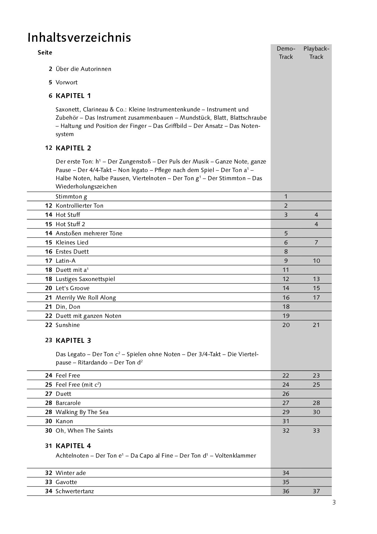 Sample 2 : Jeder kann Saxonett, Der schnelle & leichte Einstieg für Alle! - Saxonett, Clarineau - Schott Digit