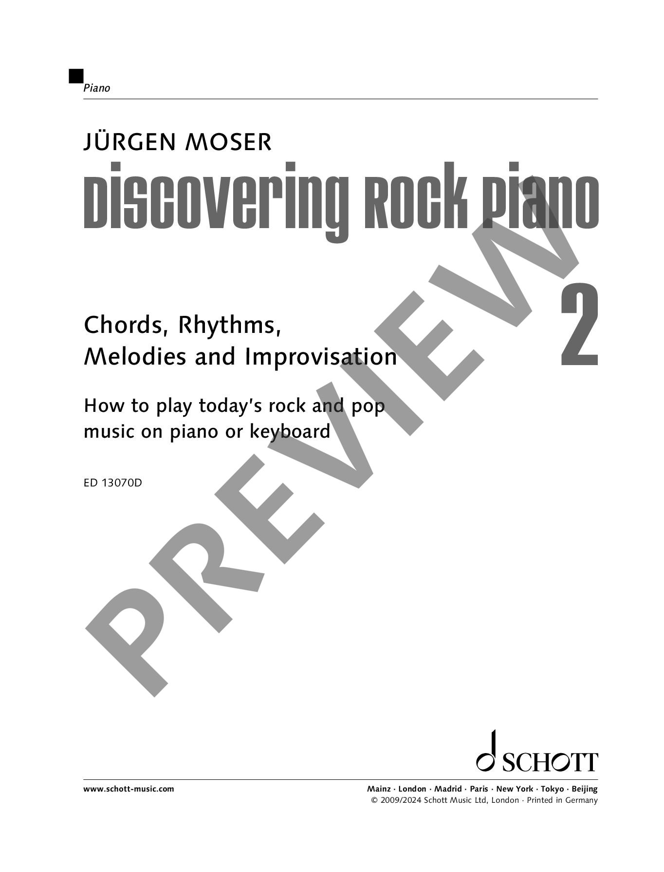Discovering Rock Piano