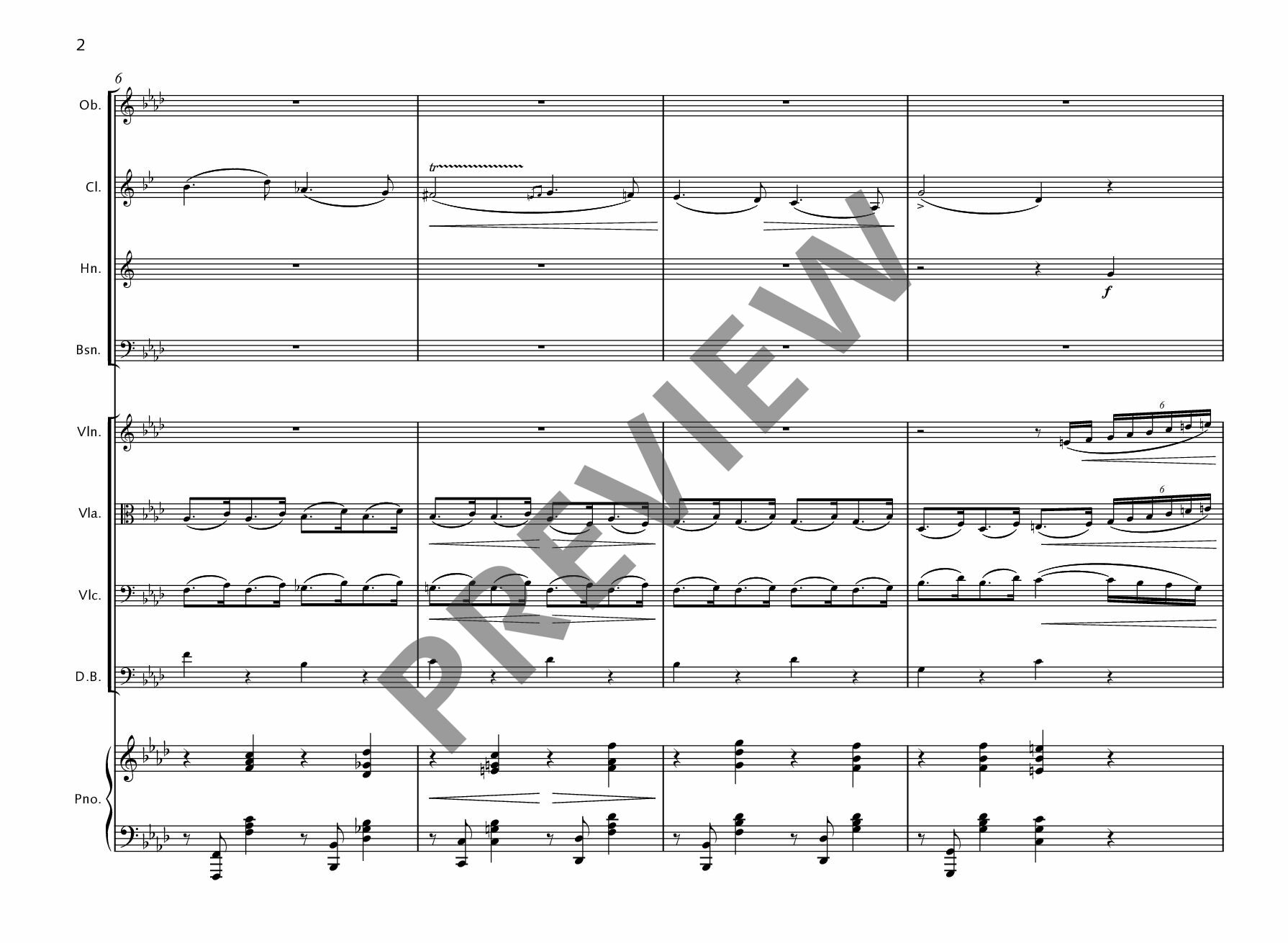 Sample 3 : Coleridge-Taylor, Samuel : Nonet in F minor, “Gradus ad Parnassum” - nonet - Schott Digital