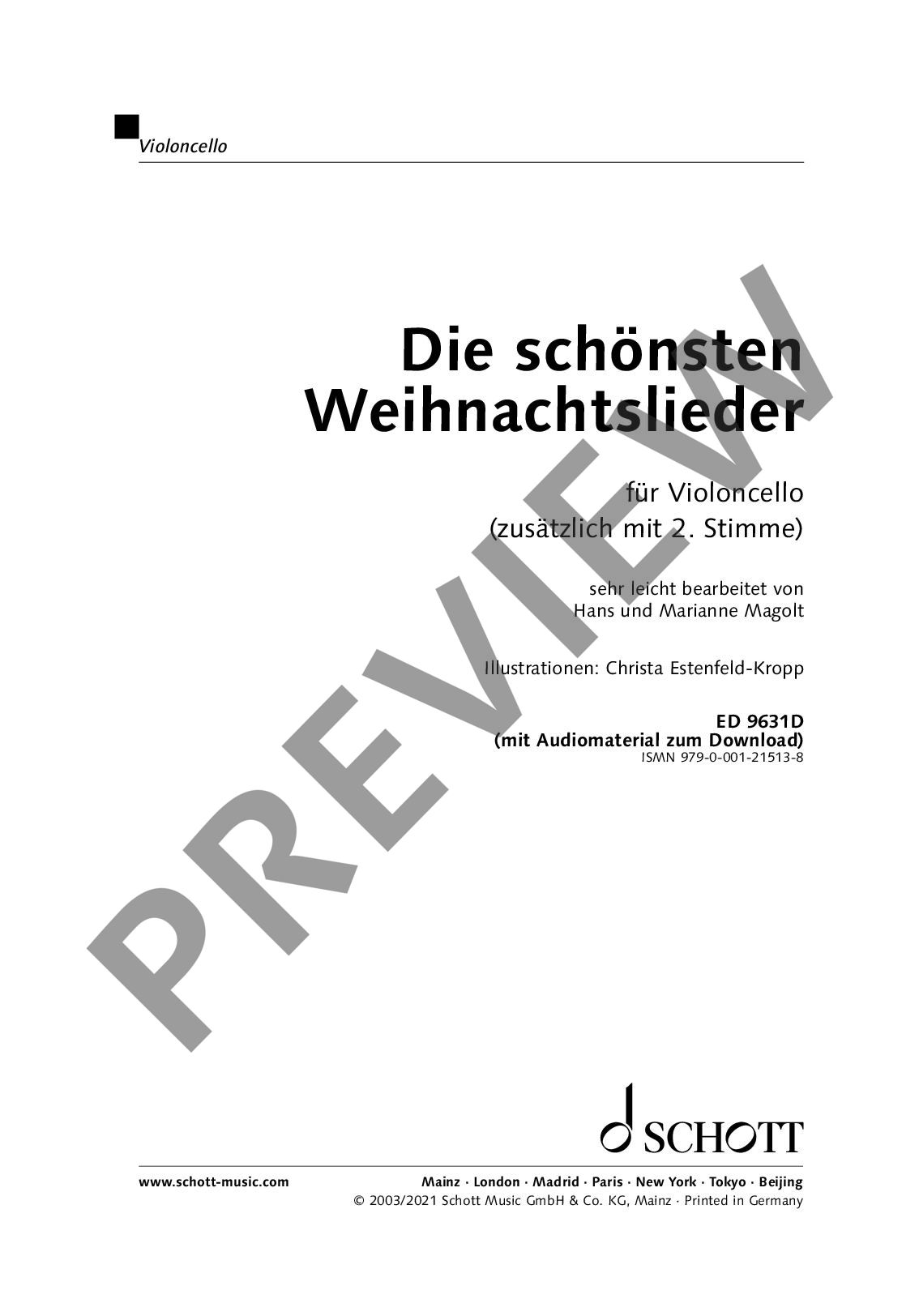 Die schönsten Weihnachtslieder