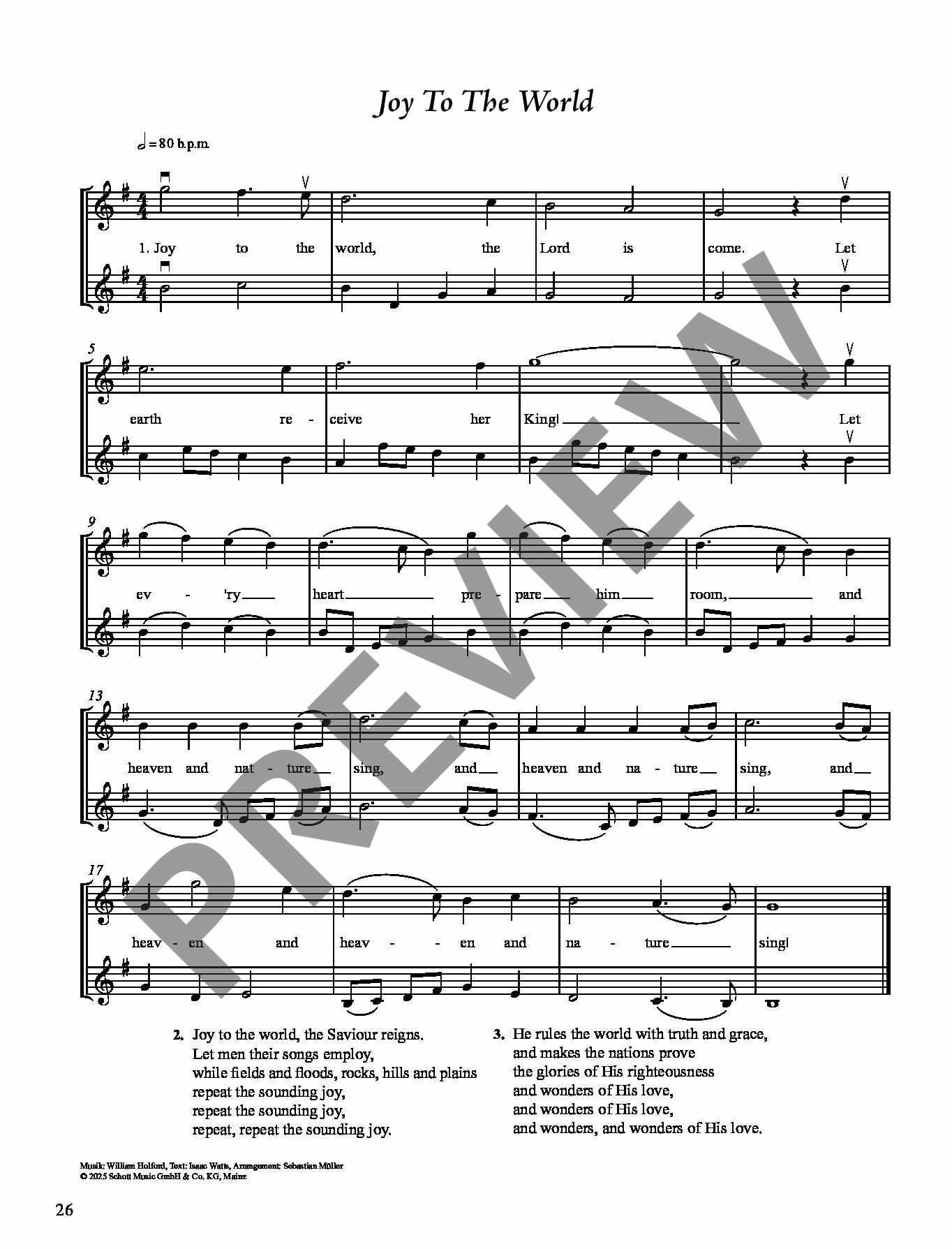 45 traditional Christmas carols for violin