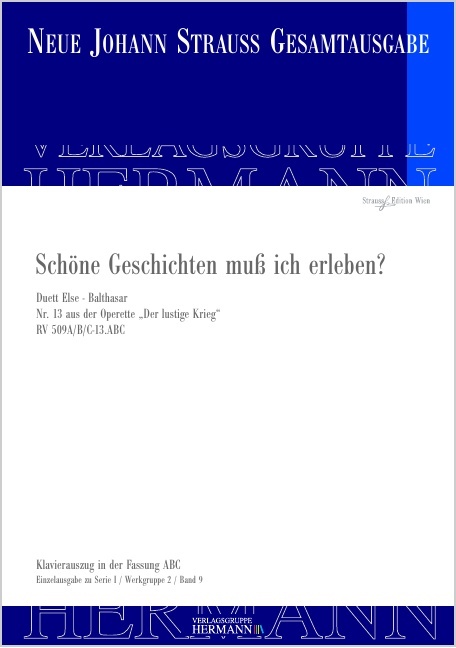 Strauss (Son), Johann : Der lustige Krieg - Schöne Geschichten muß ich erleben? (Nr. 13), Duett El