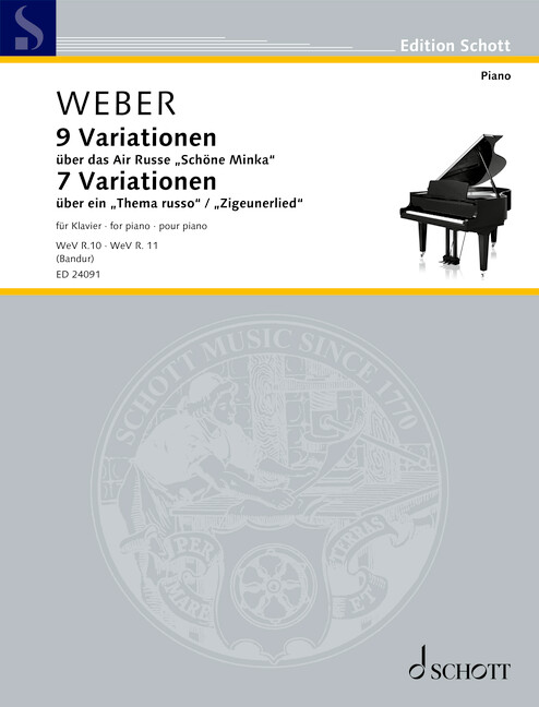 9 Variationen über das Air Russe „Schöne Minka“ & 7 Variationen über ein „Thema russo“ / „Zigeunerlied“