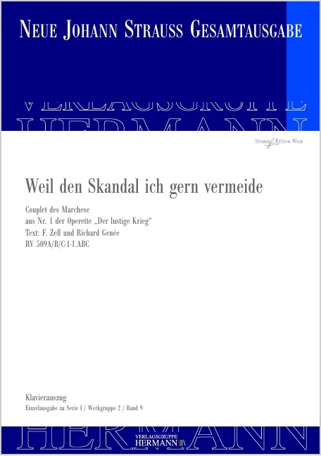 Strauss (Son), Johann : Der lustige Krieg - Weil den Skandal ich gern vermeide (aus Nr. 1), Couplet