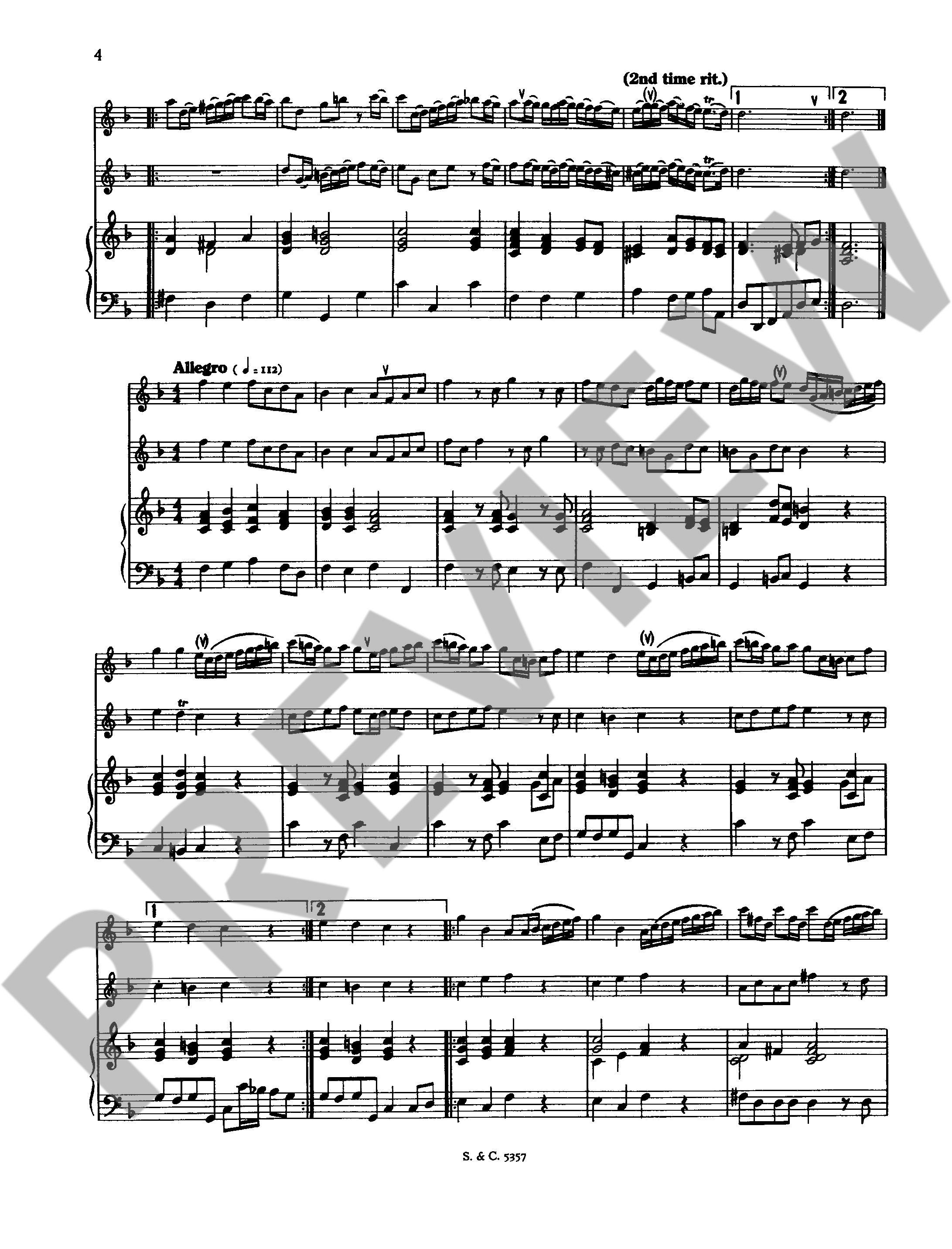 Trio Sonata in F major